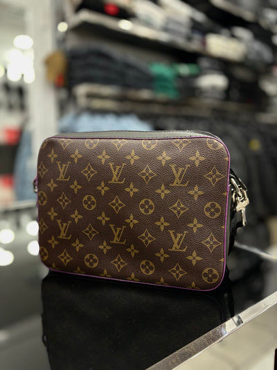 Louis Vuitton Trio Messenger brown bag