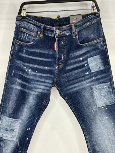 Dsquared2 Brotherhood established 1995 blue jean