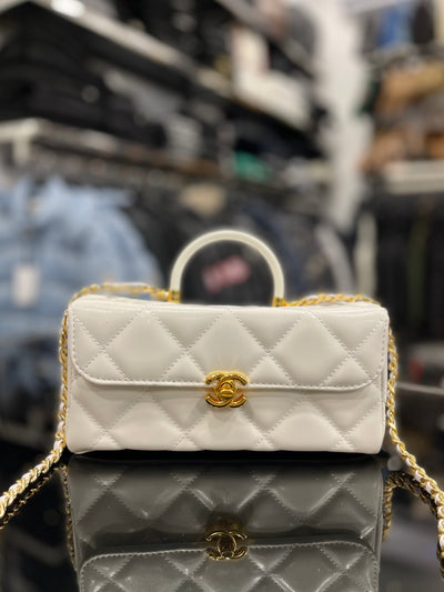 Chanel Evening star white bag