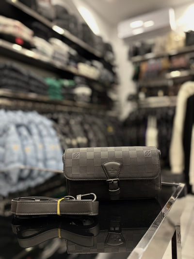 Louis Vuitton Steamer Wearable black bag