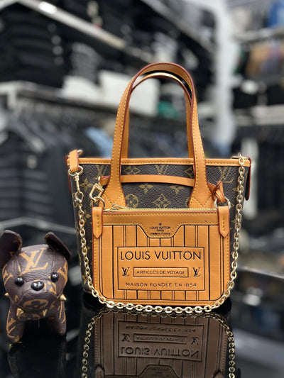 Louis Vuitton Neverfull Bandoulière inside out BB bag