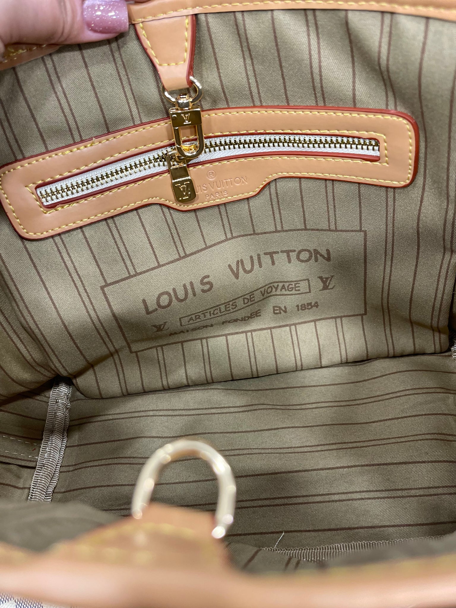 Louis Vuitton Neverfull Small size damier azur bag