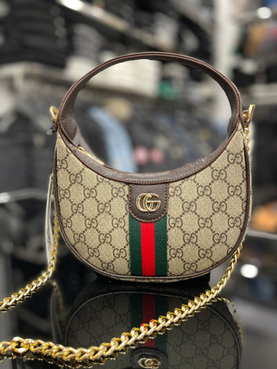 Gucci Ophidia small shoulder bag, dark brown bag