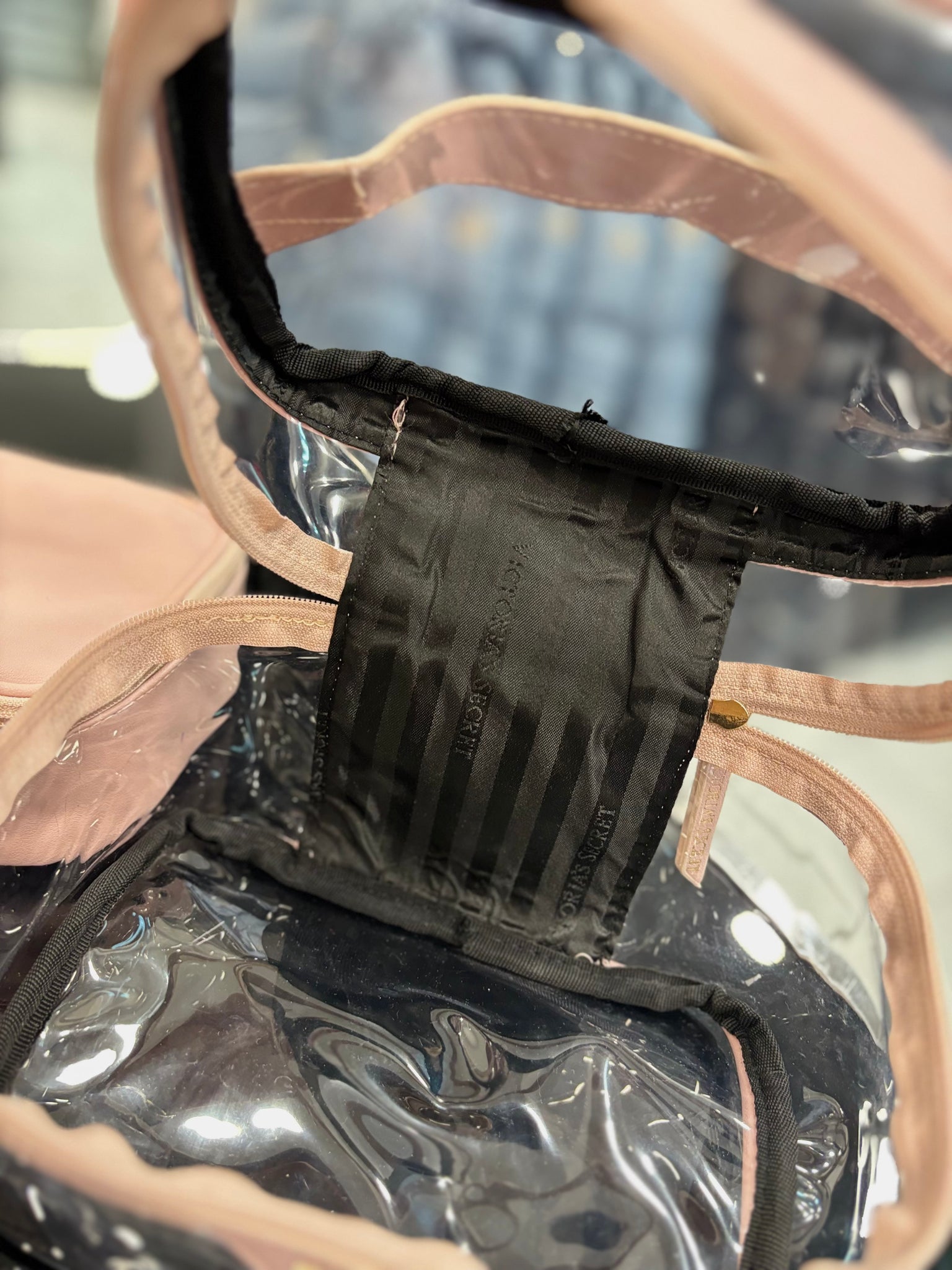Victoria's Secret vanity pink bag