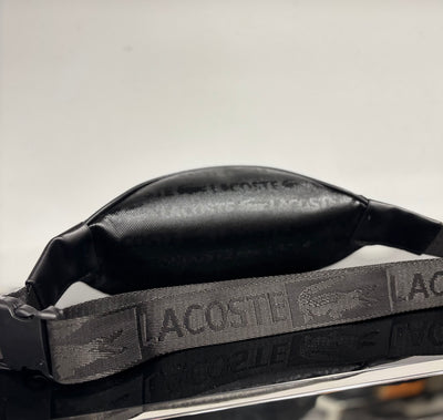 Lacoste Naos Petit Piqué black τσαντάκι ώμου/χιαστί