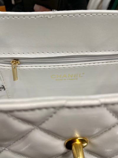 Chanel Evening star white bag