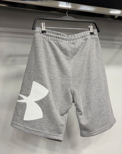 Under Armour Rival Fleece Logo grey shorts