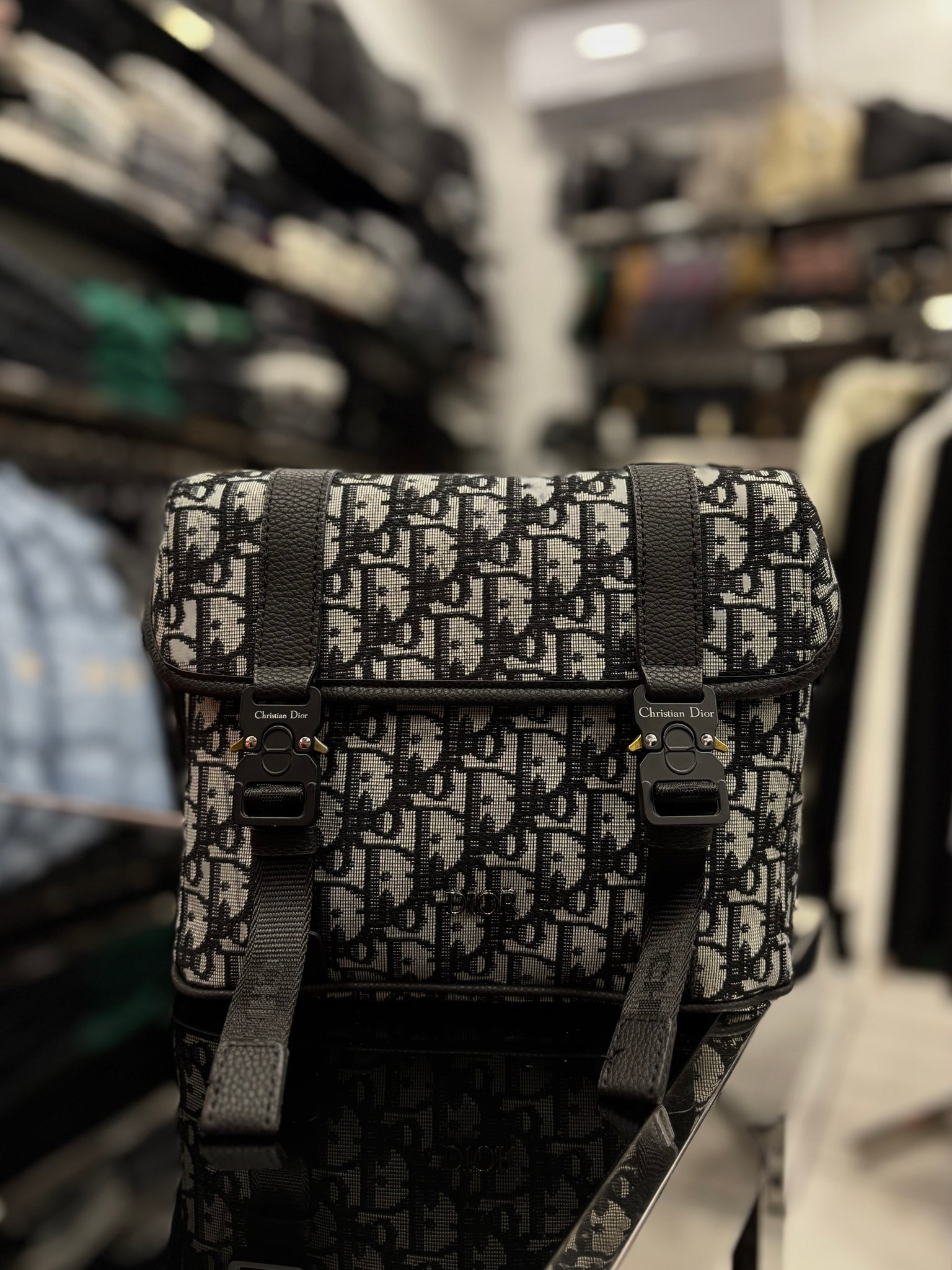 Dior Hit the Road Oblique black bag