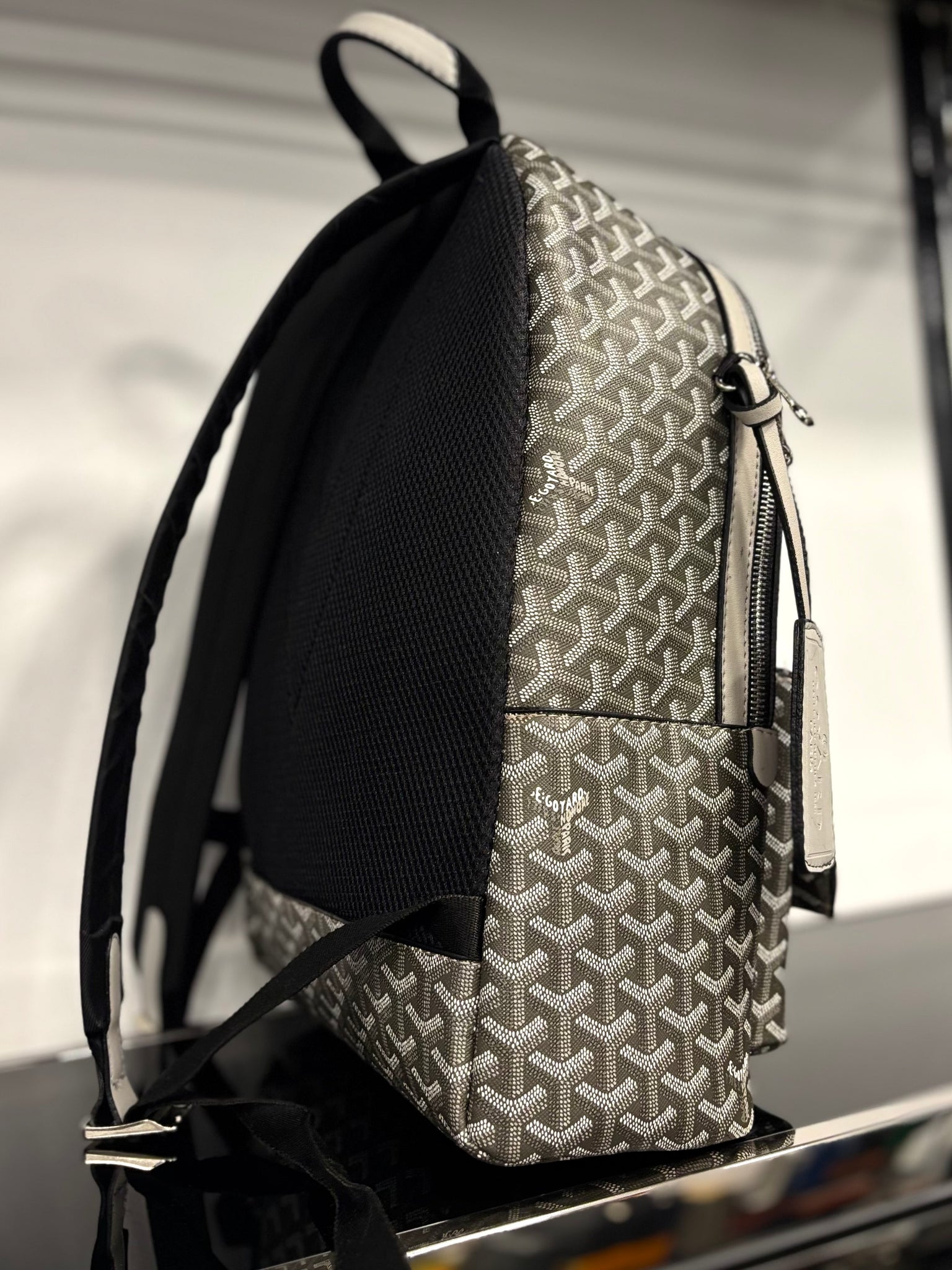 Goyard Alpin grey backpack