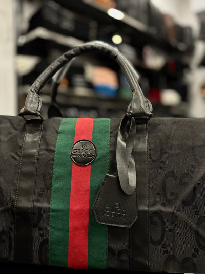 Gucci GG Black Medium Duffle Bag