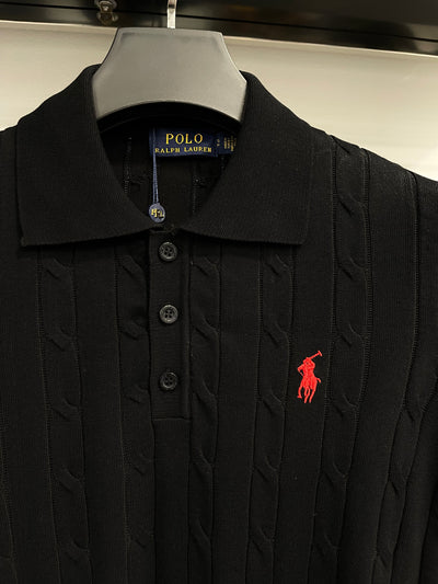 Polo Ralph Lauren Cable Knit Cotton Shirt