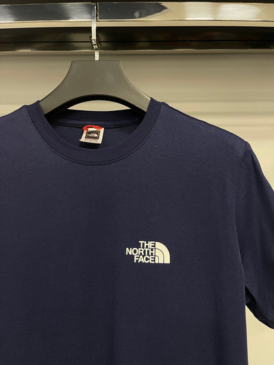 The north face blue black T-shirt