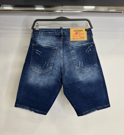 Dsquared2 Canadian Label blue jean shorts no1
