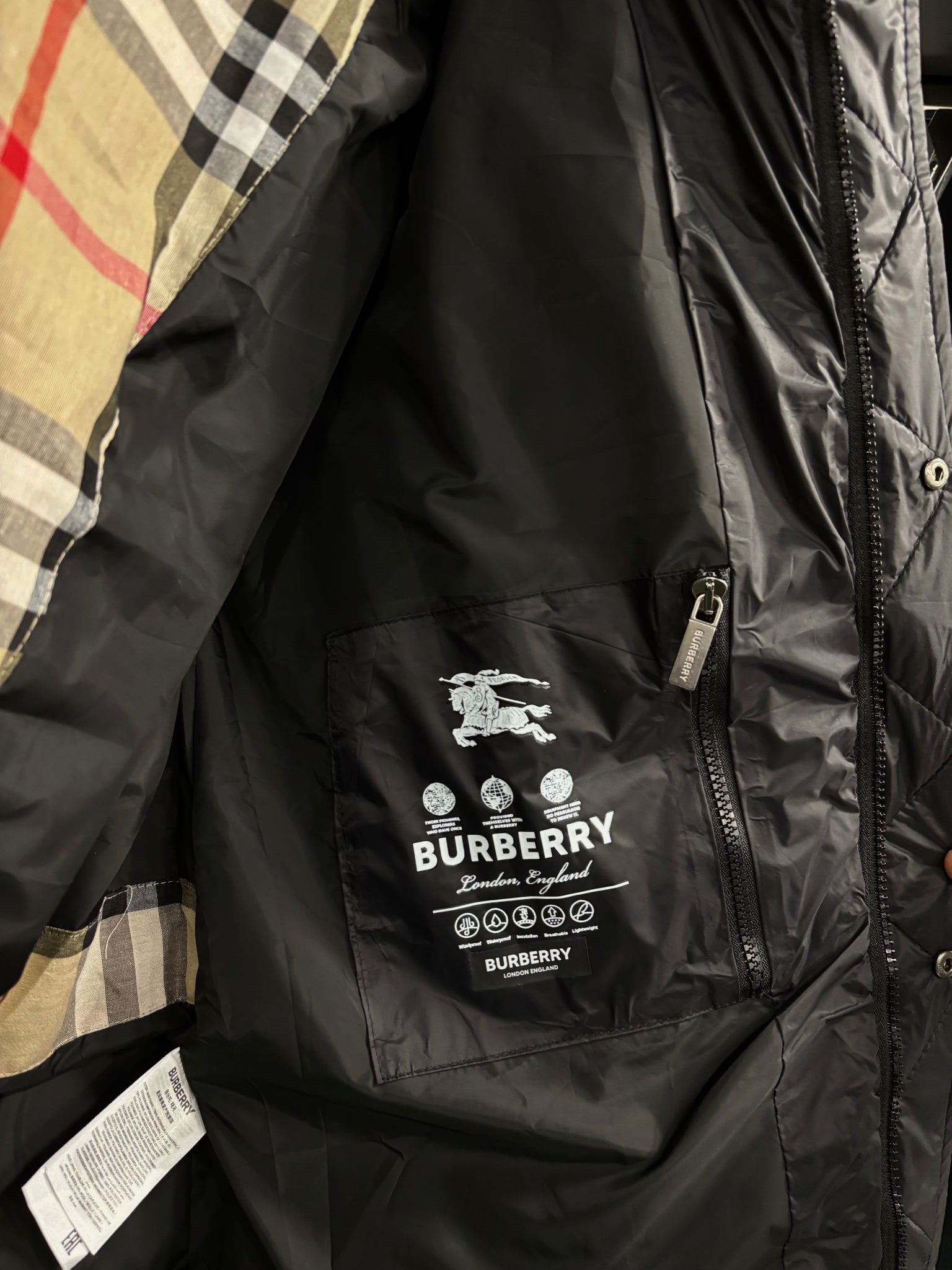 Burberry black jacket