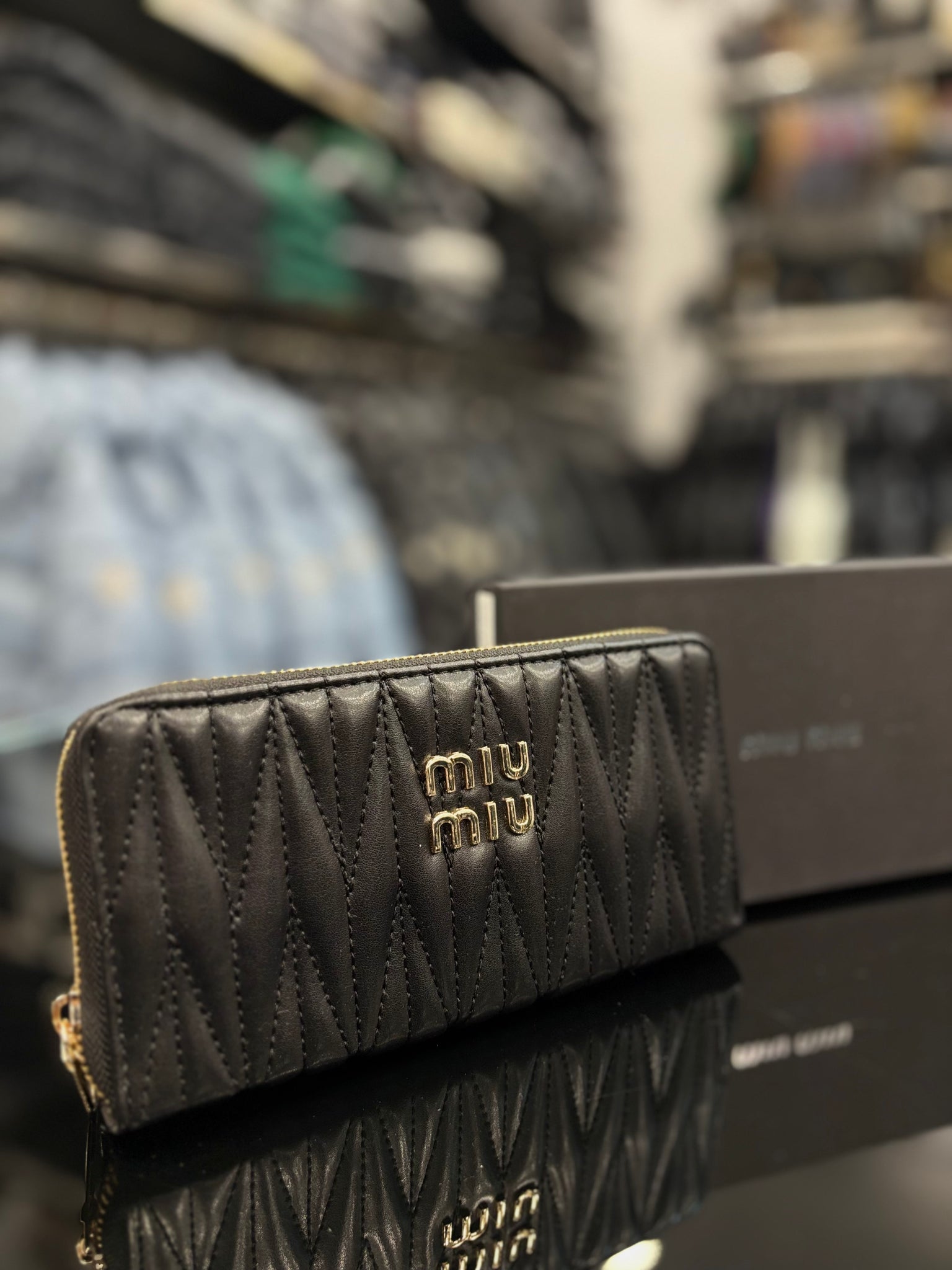 Miu Miu black wallet