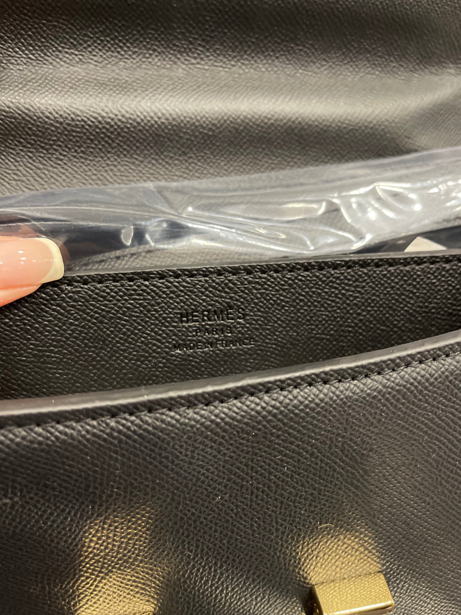 Hermes Constance black bag