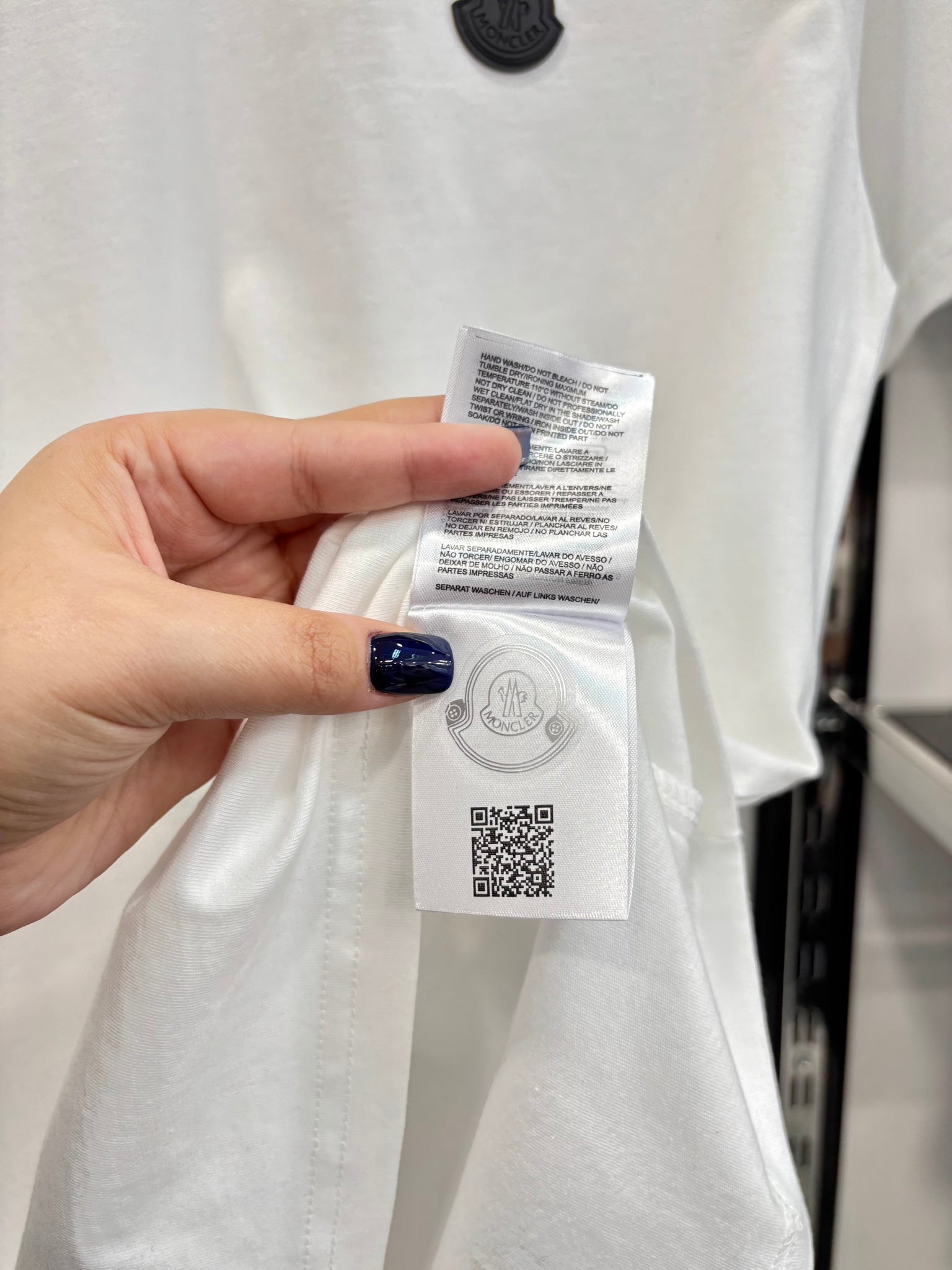 Moncler white T-shirt