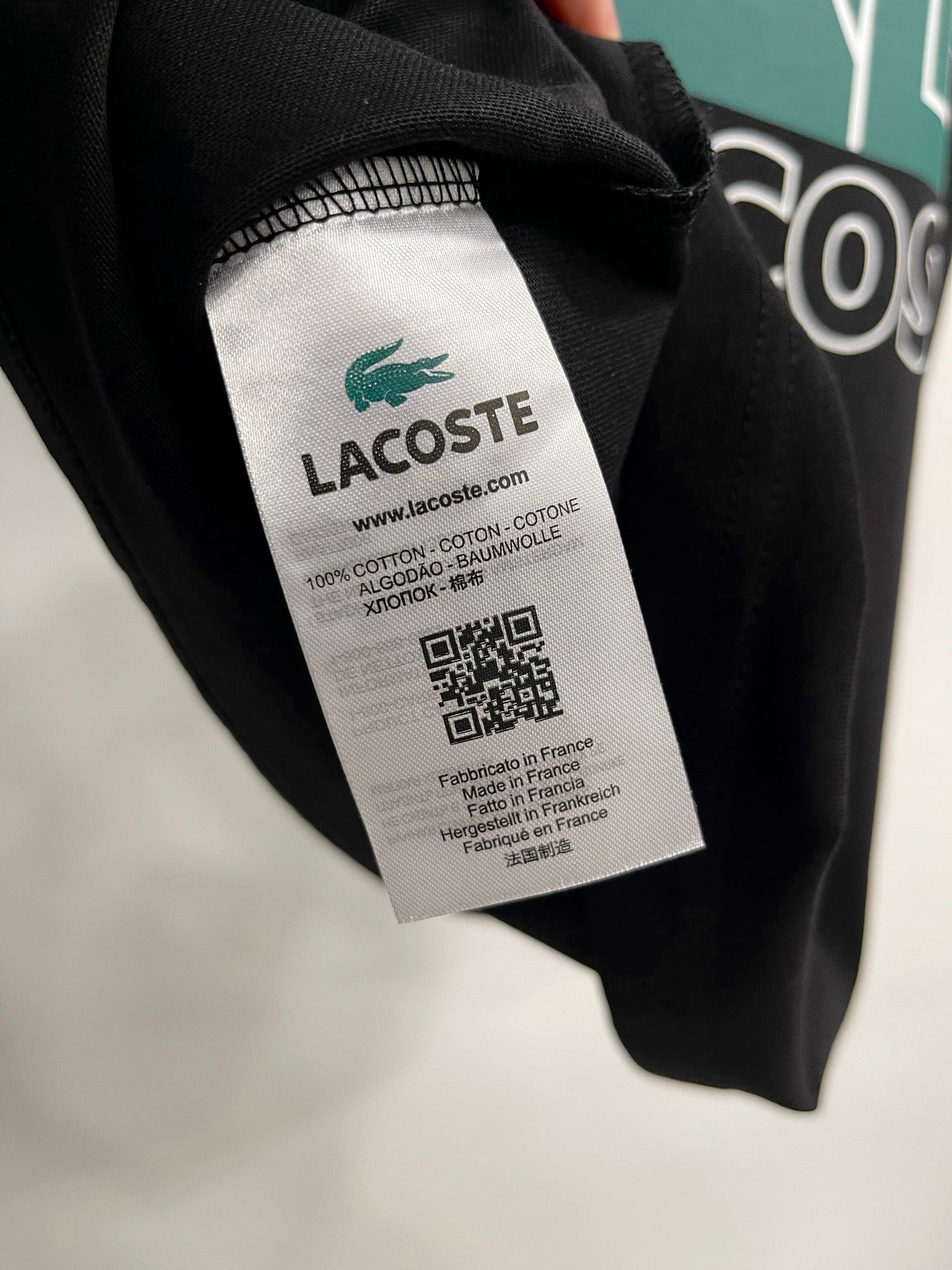 Lacoste black T-shirt
