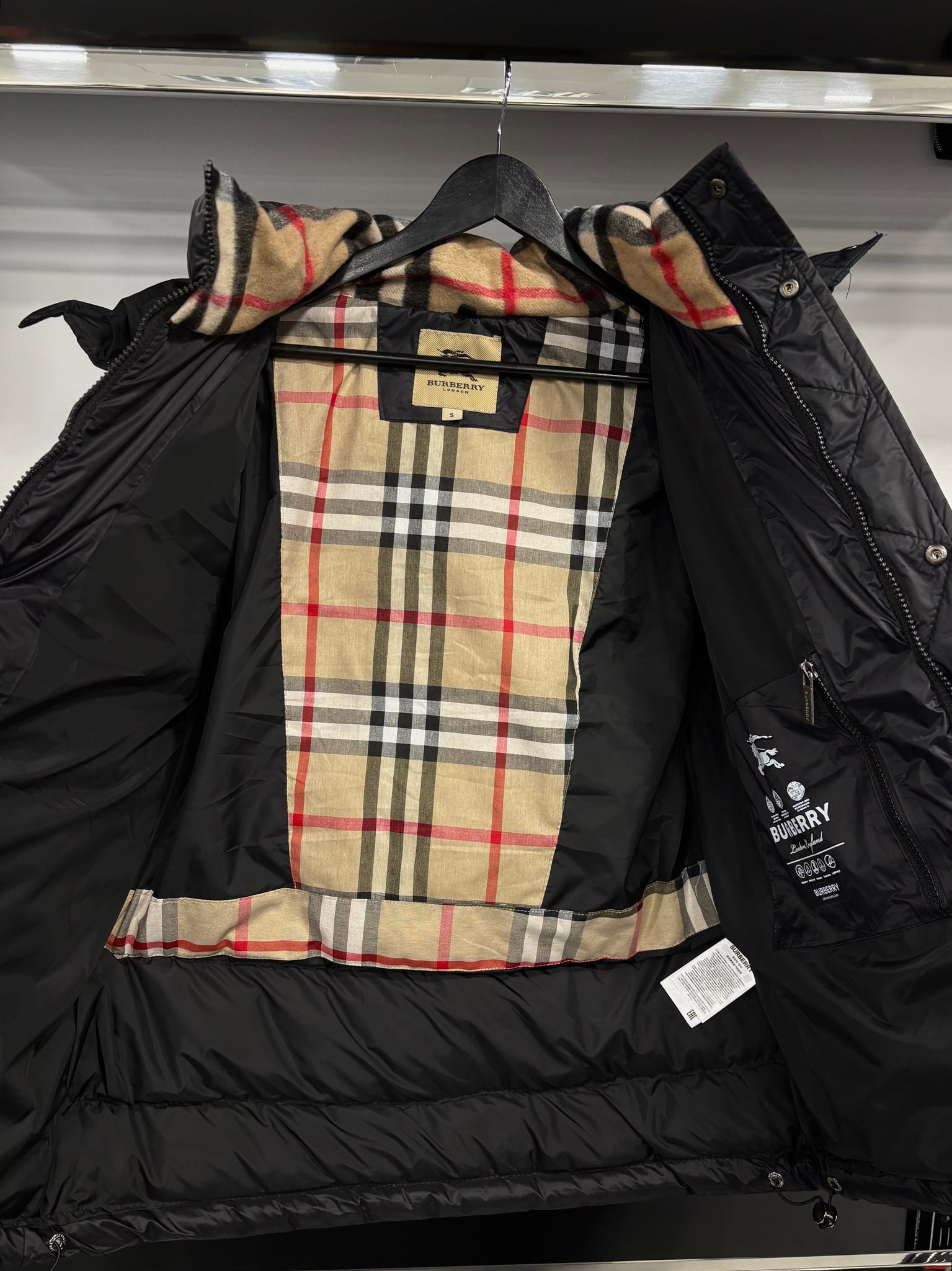 Burberry black jacket