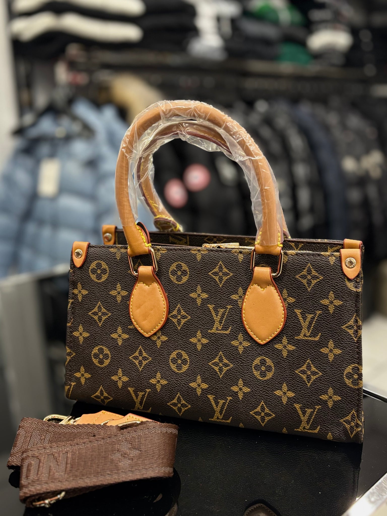 Louis Vuitton OnTheGo PM Monogram brown bag