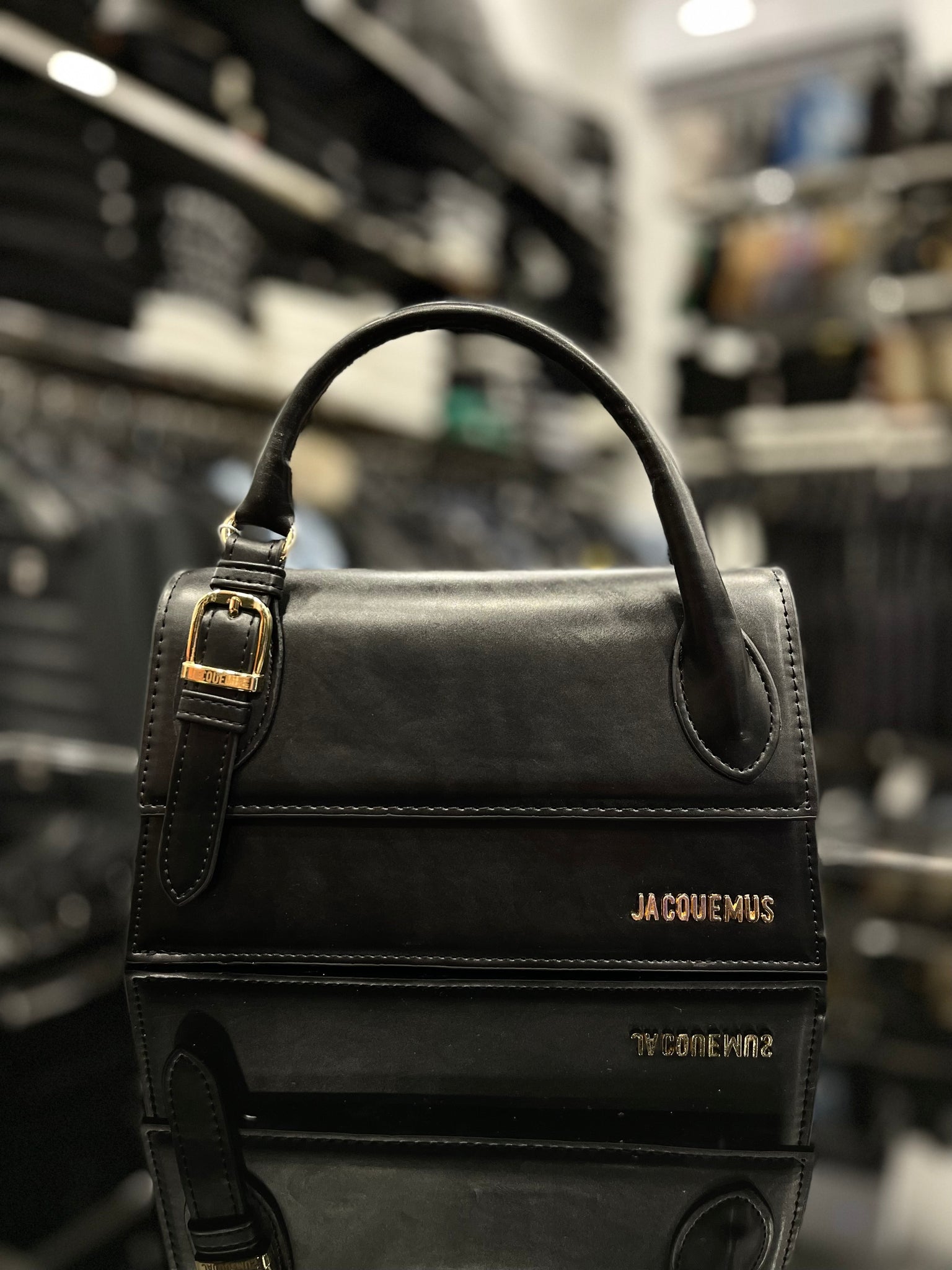 Jacquemus Le chiquito Long tote black bag