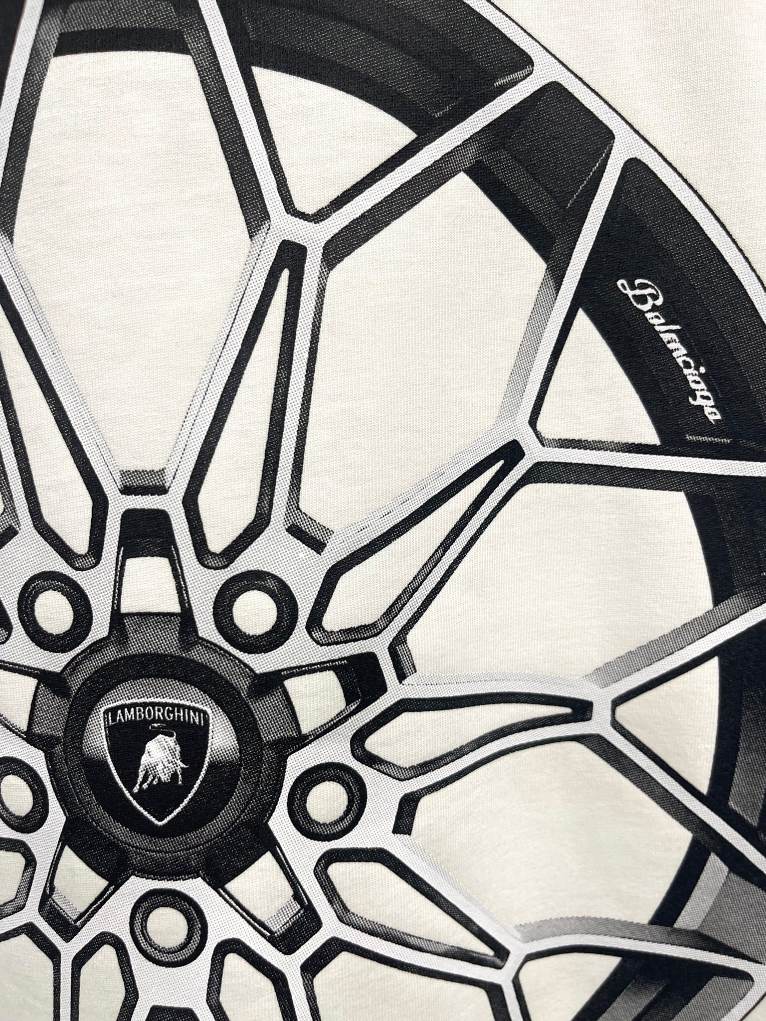 Balenciaga X Automobili Lamborghini white T-shirt