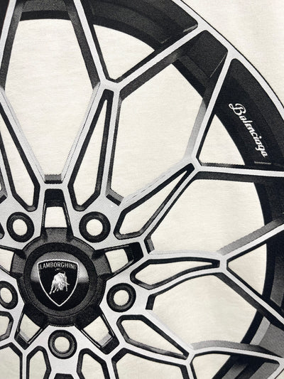 Balenciaga X Automobili Lamborghini white T-shirt