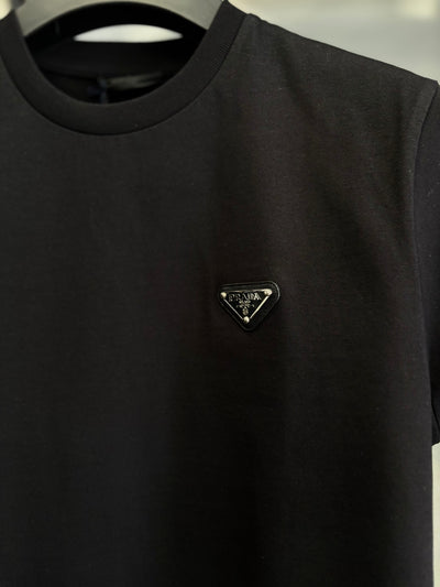 Prada black t-shirt silver