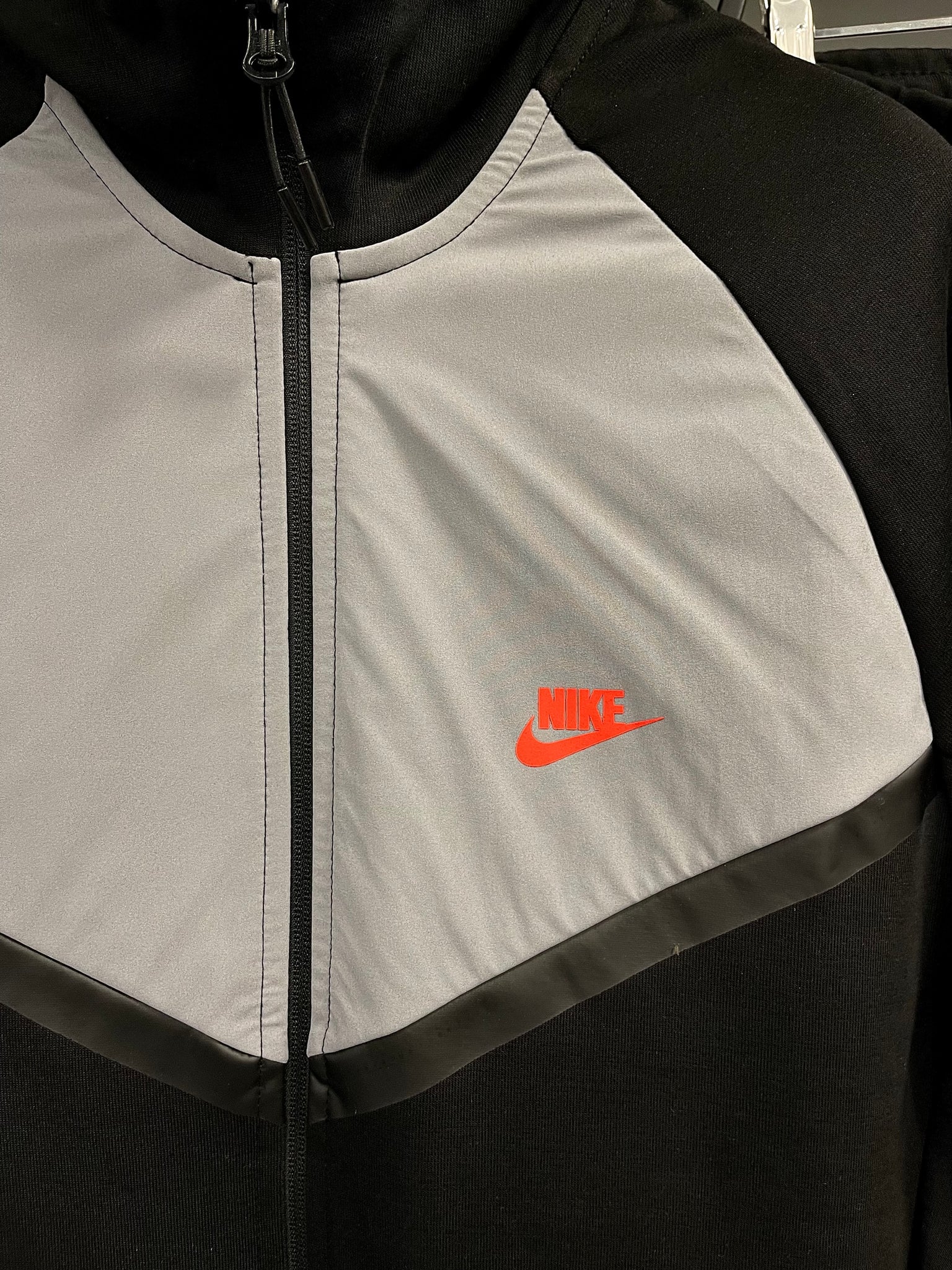 Nike Tech Fleece tracksuit black gray