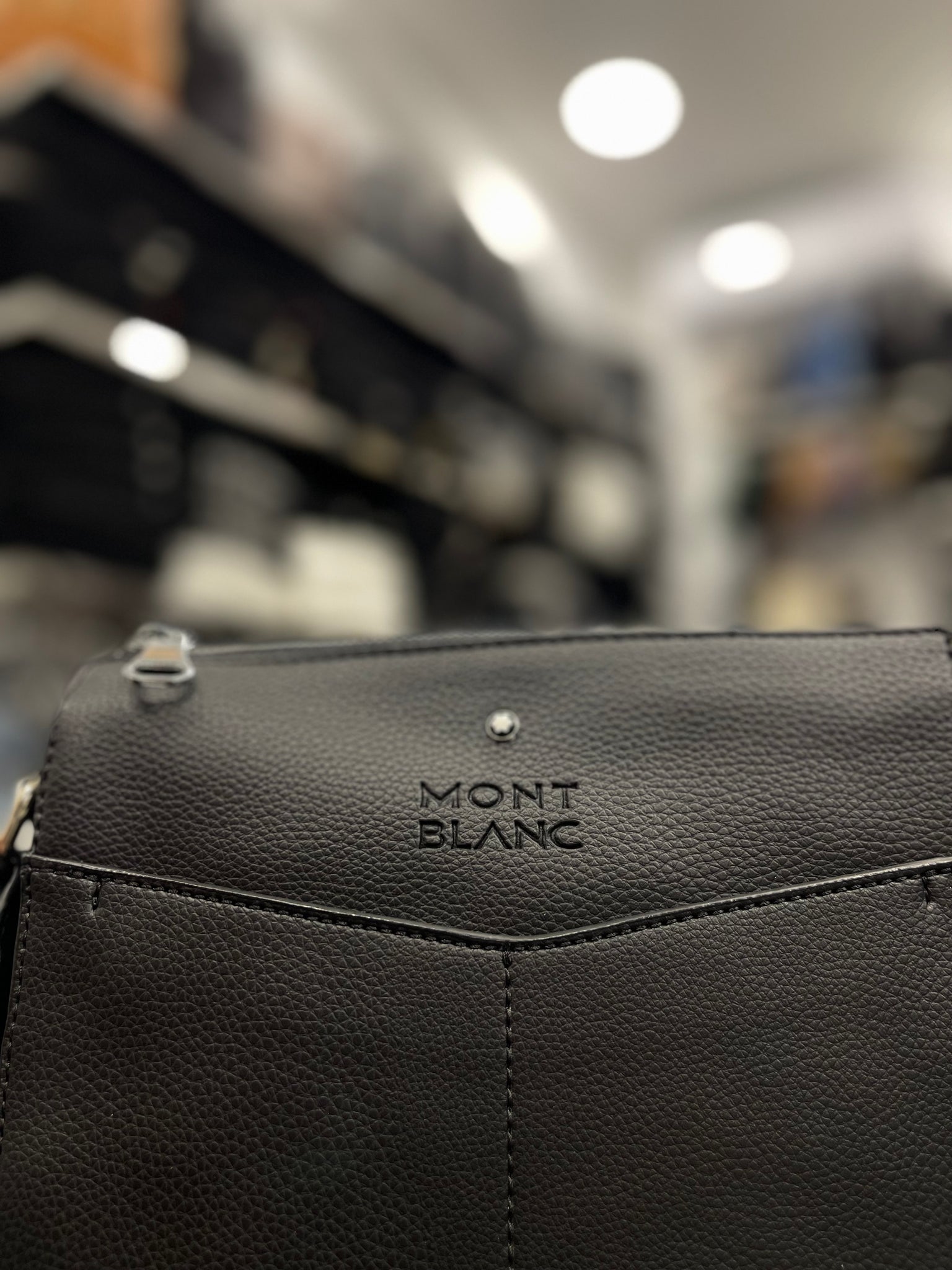 Mont Blanc Sartorial Envelope ώμου/χιαστί black bag