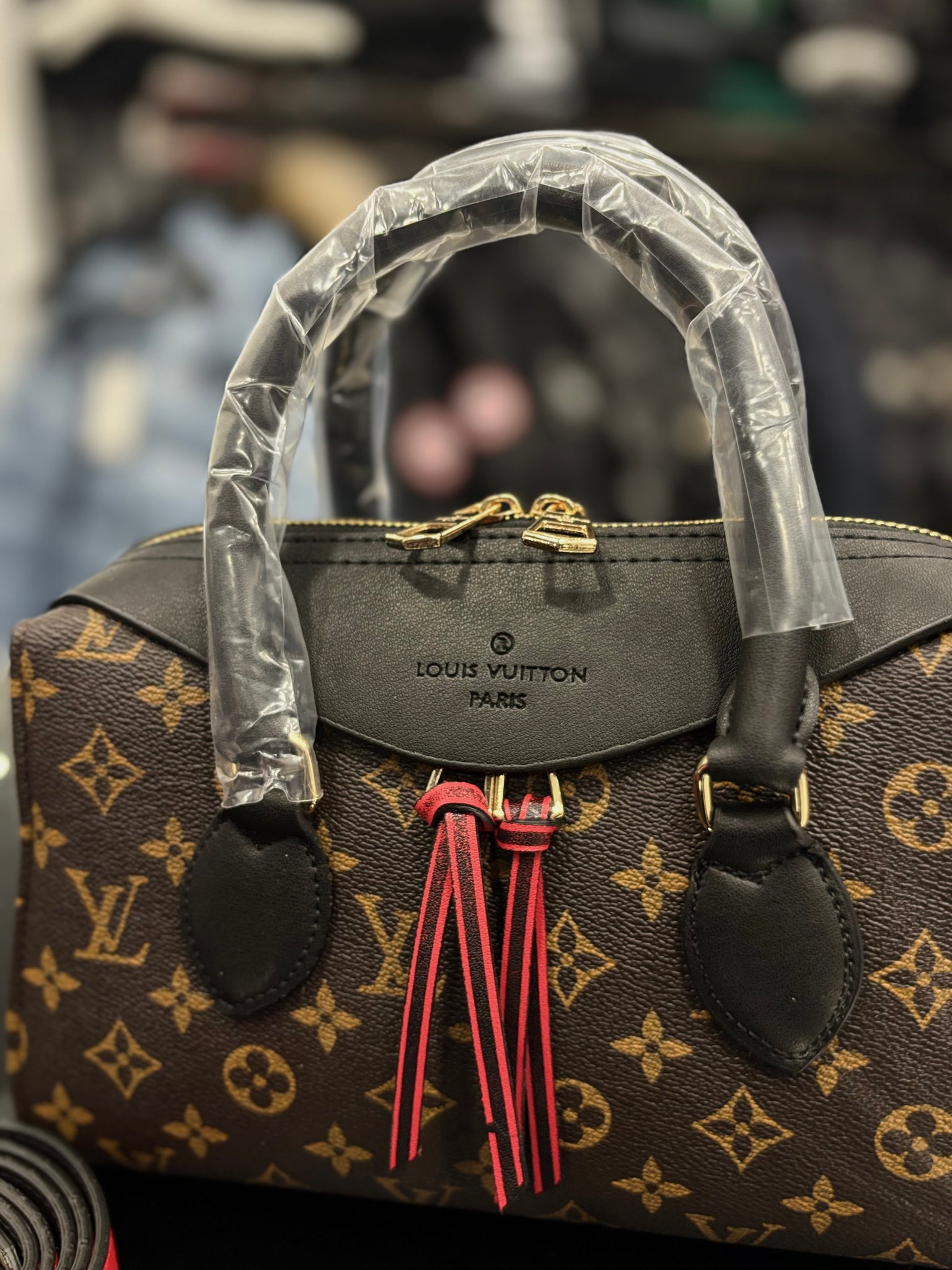 Louis Vuitton Tuileries Satchel Monogram brown/black bag