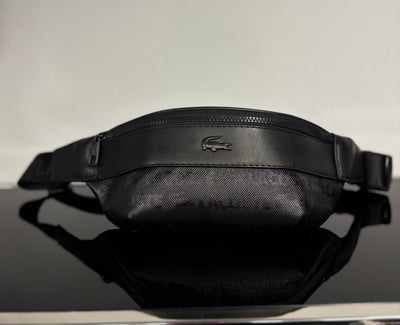 Lacoste Naos Petit Piqué black τσαντάκι ώμου/χιαστί