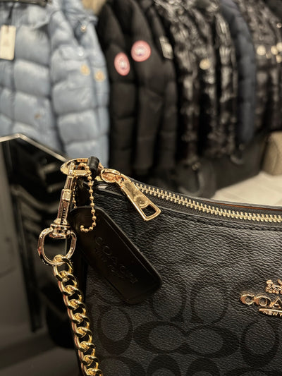 Coach Teri Mini Crossbody black bag