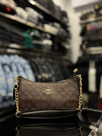 Coach Teri Mini Crossbody brown bag