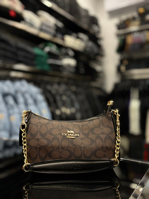 Coach Teri Mini Crossbody brown bag