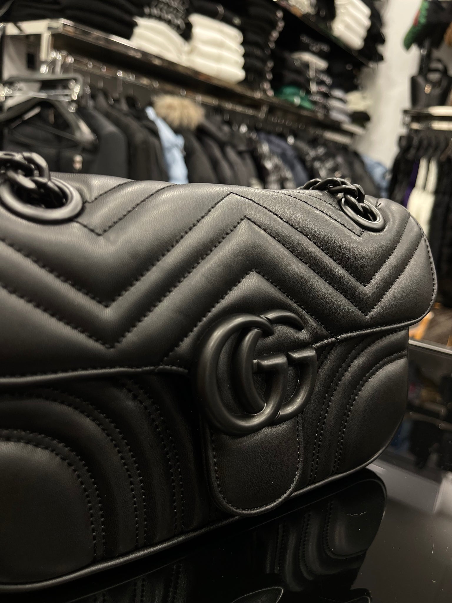 Gucci GG Marmont black bag