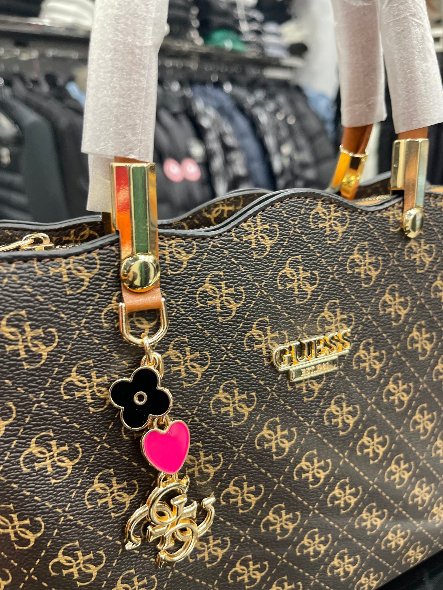 Guess brown bag