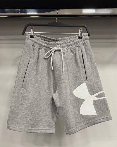 Under Armour Rival Fleece Logo grey shorts