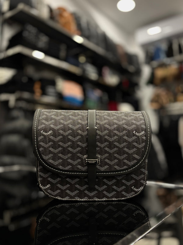 Goyard Belvedere PM black bag