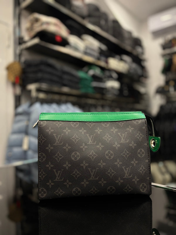 Louis Vuitton Pochette Voyage Souple Monogram Eclipse black bag