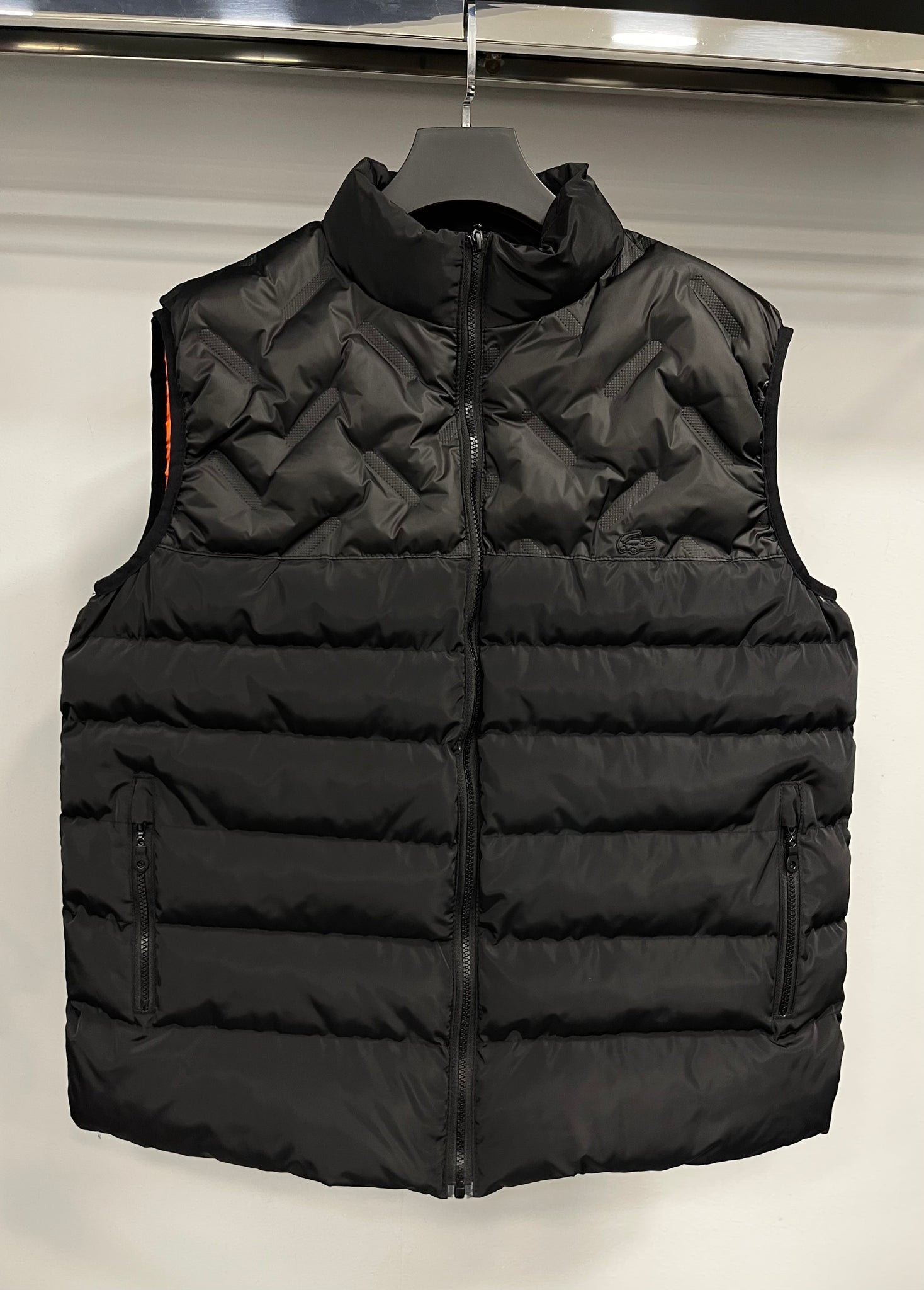 Lacoste black orange jacket