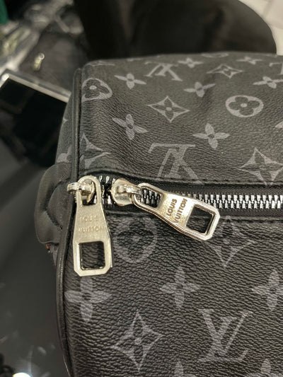 Σάκος ταξιδιού Louis Vuitton grey/black