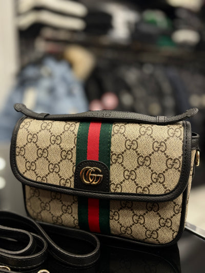 Gucci Ophidia GG Supreme black bag