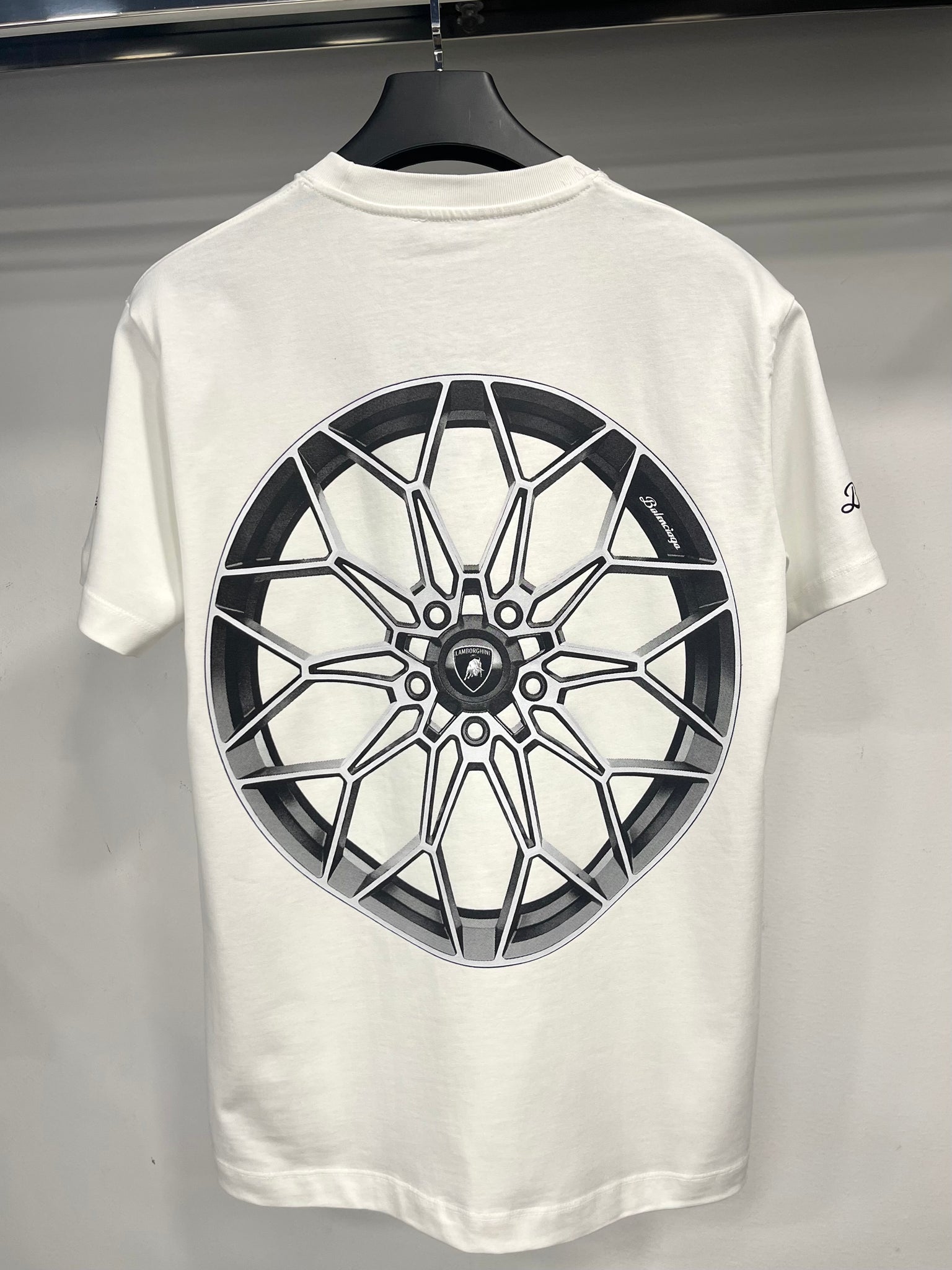 Balenciaga X Automobili Lamborghini white T-shirt