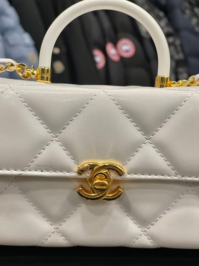 Chanel Evening star white bag