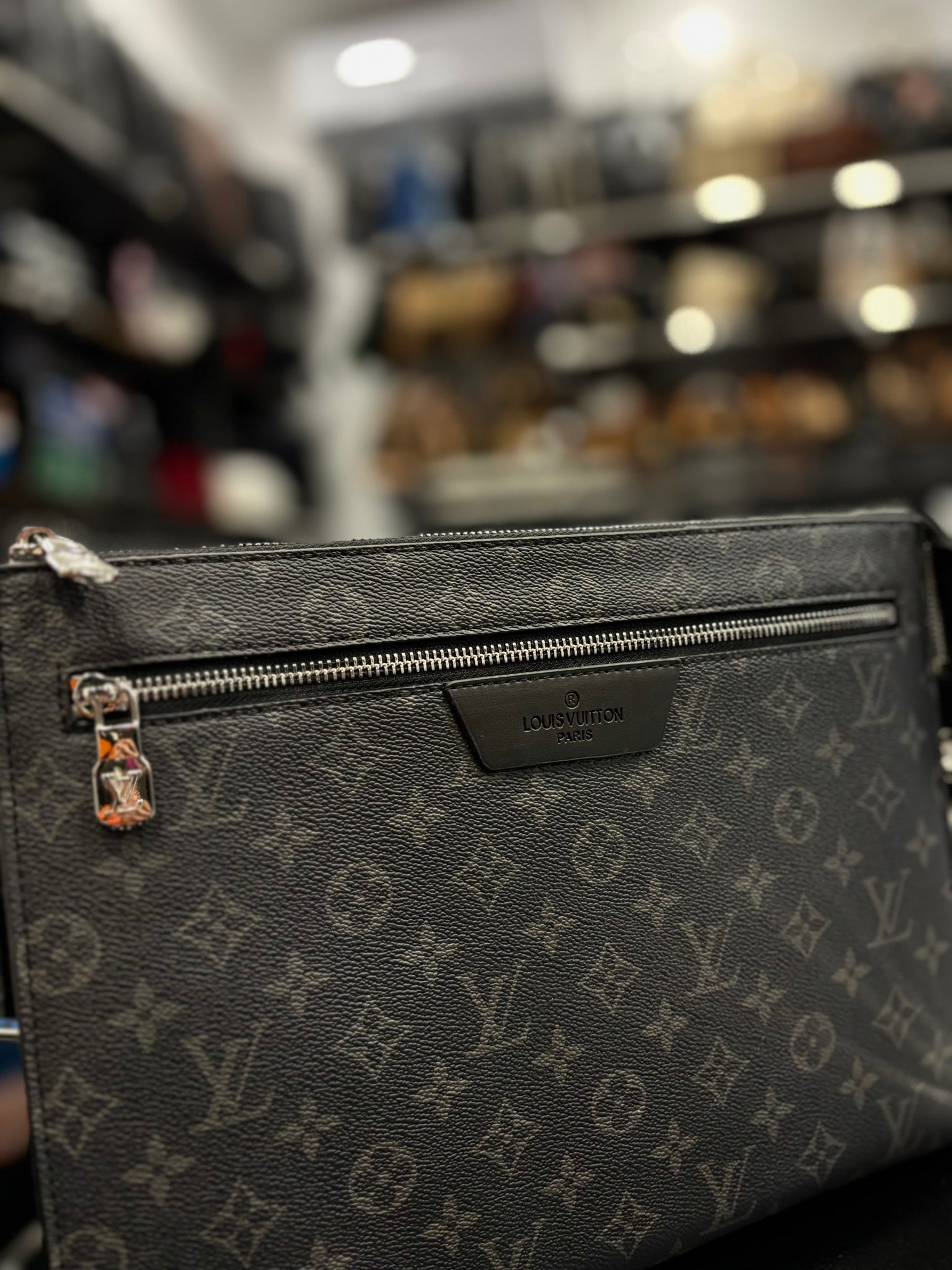 Louis Vuitton Pochette To-Go black bag
