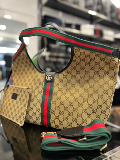 Gucci Giglio Medium Tote Beige Bag
