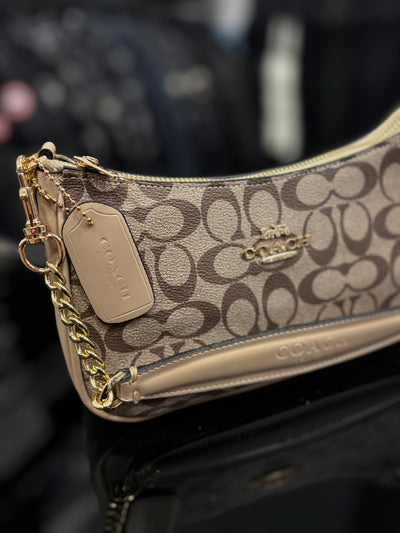 Coach Teri Mini Crossbody beige/brown bag