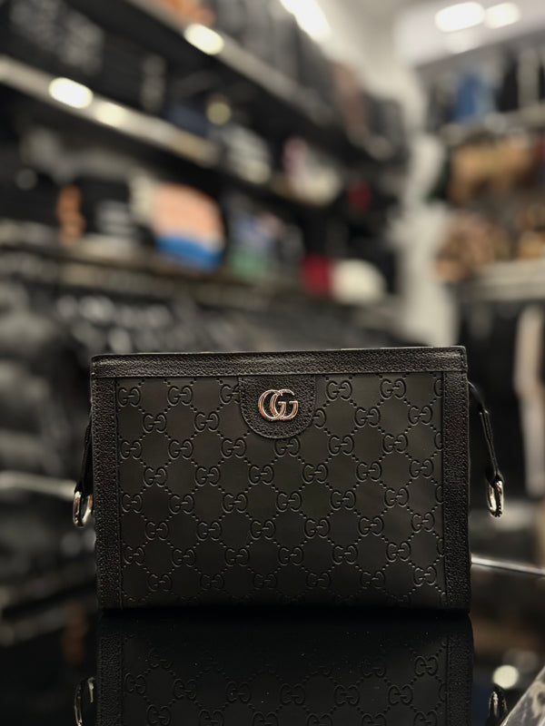 Gucci Monogram Canvas GG Ophidia black bag