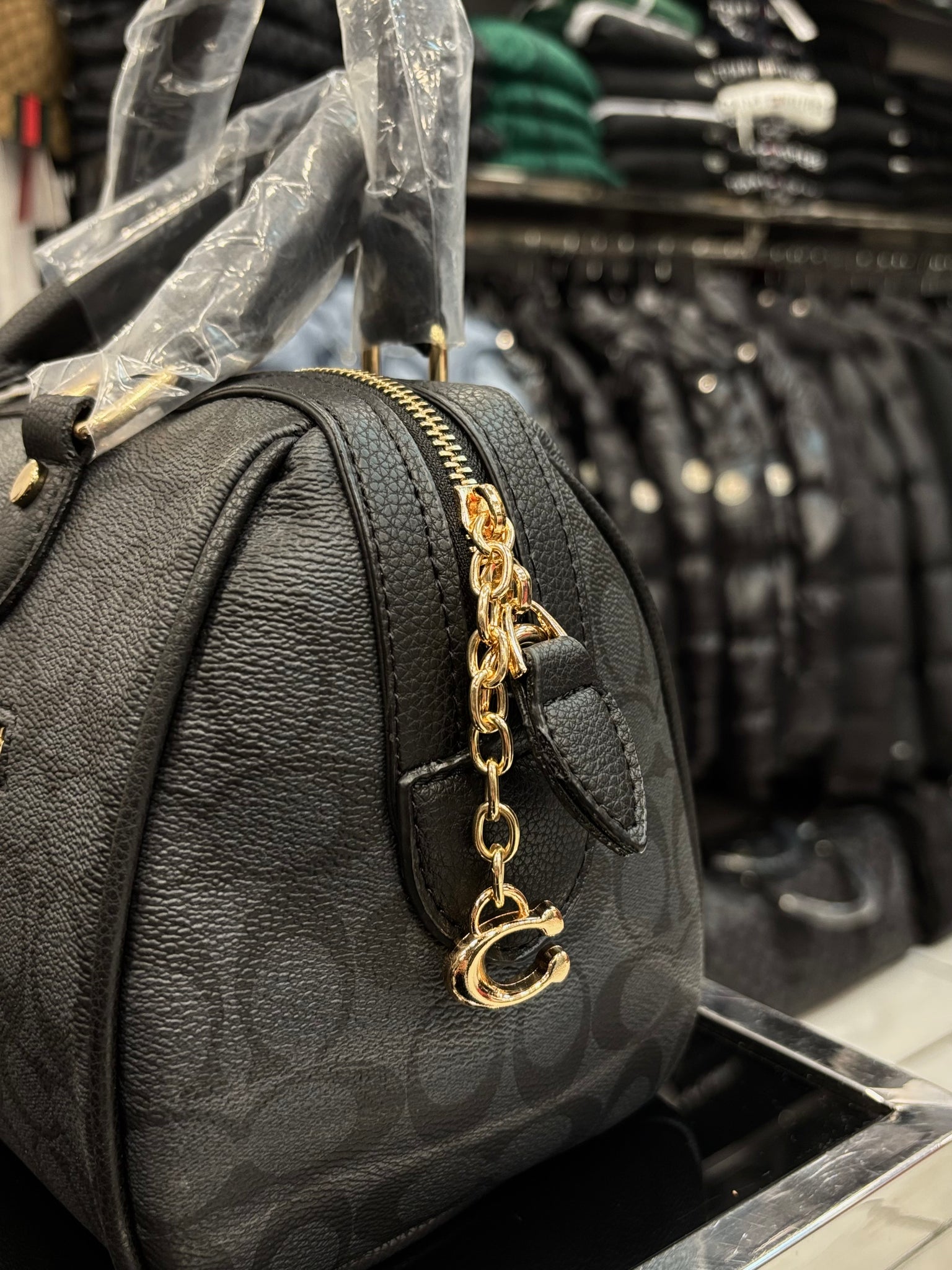 Coach Rowan Satchel black bag